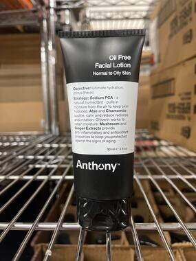 NWT Anthony Oil-Free Facial LotionMen's Hydrating Anti-Aging Moisturizer,3 Fl Oz